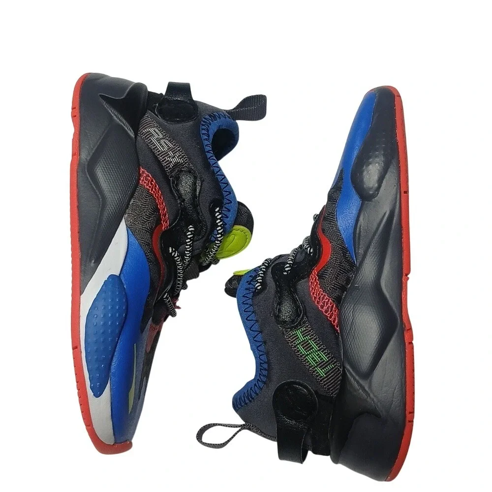 Puma RS-Z Sneakers Kids 8C Blue Black Red‎ Chunky Running Shoes 375868-02